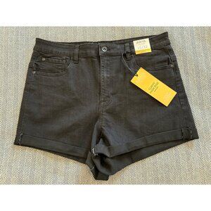 Ariya Jeans Curvy High Rise Short Black Denim Size 15/32